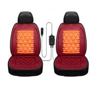 Fxiaobin Universal warmth Car Seat Covers Front Seats Winter Water Proof Car Seat Covers The best gift for driver friends in winter,red-twopiece