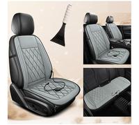 Fxiaobin Universal warmth Seat Covers for Cars Winter Seat Covers Full Set Comes with snow shovel The best gift for driver friends in winter,gray-threepiece