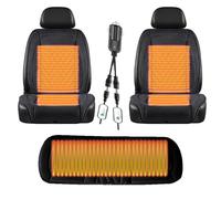 Fxiaobin Warm Driver Seat Cushion Comes with snow shovel and steering wheel cover It Is the Warmest Gift for Drivers in Winter,Brown-mainseat+auxiliaryseat+backseat