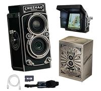 FXiaoy Digital Retro Mini Camera with 16GB Card, 12MP Autofocus, 1080P FHD Small Video Recording Camera, Suitable for Beginners/Teens/Adults/Kids. with English Instructions