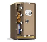 FXJJHDA s Fire-proof And Anti-theft Steel Storage 80cm Cabinet Household Hotel Finance High Factor (Brown)