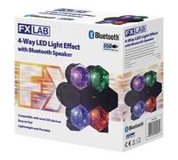 FXLAB 4-Way LED Light Effect with Bluetooth Speaker