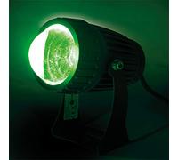 FXLAB 8W Coloured LED Pinspot with Black Body (Green Bulb)