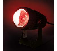 FXLAB 8W Coloured LED Pinspot with Black Body (Red Bulb)