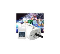 FXLAB Artificial Fake Snow Machine with LED Lights for Christmas Decorations - 550ml Capacity - Liquid Included