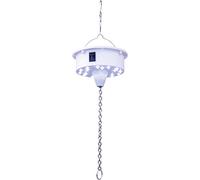 FXLAB Battery Operated Ceiling/Hanging Mount Mirror Ball Motor with 18 Ultra Bright LED’s, Remote Control and Hanging Chains