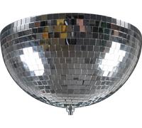 FXLab Half Mirror Ball with Built In Motor 300mm in Silver FXLab Silver