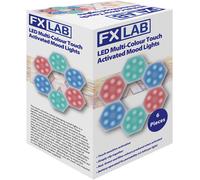 Fxlab Touch Sensitive Colour Changing Mood Lights Set of 6 Battery Operated