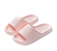 FXLLRY Slippers Eva Women's Sandals Summer Outdoor Indoor Non-slip Soft Bottom For Men-bear - Pink-36-37 Suitable Ordinary Times (35-36)