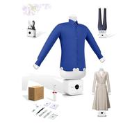 FXLUHAY Automatic Ironing Machine Upgraded Hands Free Automatic Steam Ironm, Steamer 360°Without Blind Spots Drying for Shirts, Pants Shoes(With skirt model)