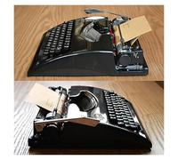 FXLUHAY Machinery Retro Manual Typewriter, Old-Fashioned Traditional Portable Manual Typewriter,Normal use, for Letters, Creative Writing, Crafting,