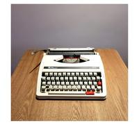 FXLUHAY Machinery Typewriter Old Fashioned Manual Typewriter, Mechanical English Typewriters, Normal Use Vintage Typewriter for Notes or Letters