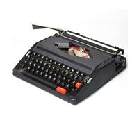 FXLUHAY Manual Typewriter, Old Fashioned Typewriter, Retro Mechanical English Typewriters, Writing for Letters, Creative Writing, Crafts(Black)