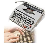 FXLUHAY Mechanical English Typewriter, Old Fashioned Typewriter, Traditional Retro Vintage Manual Typewriter, for Note Taking, Letters, Memoirs, Portable