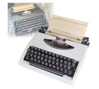 FXLUHAY Portable Manual Typewriter Machine,Old Fashioned Mechanical English Retro,Traditional Typewriter Classic Word Processor(B)