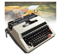 FXLUHAY Portable Old Fashioned Mechanical Typewriter-Old Fashioned Mechanical English Typewriter-Typable Full Metal Body Typewriter- for Writers