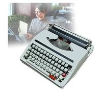 FXLUHAY Retro Manual Typewriter, Machinery Typewriter Old Fashioned Manual Typewriter, for Note Taking, Letters, Memoirs(White)