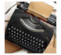FXLUHAY Retro Wireless Typewriter Keyboard, Old Fashioned Typewriter, Mechanical English Traditional,Creative Writing and Ideal for Letters