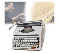 FXLUHAY Traditional Manual Typewriter - Vintage,Portable Manual Typewriter for Notes Or Letters Or Creative Writing, Old Fashioned Typewriter