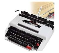 FXLUHAY Traditional Typewriter，Retro Style Manual Typewriter, Classic Word Processor, Perfect for Writing Novels Anywhere(A)