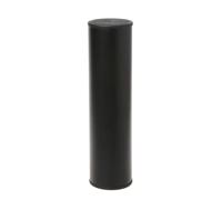 Fxndknjks Professional Stainless Steel Cylinder Sand Shaker Rhythm Musical Instruments Percussion for Band Accompaniment,Black