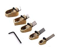 Fxndknjks Violin Thumb Planing Violin Making Tool with Adjustable Wrench Copper Planing Finger Planing Tool for Pianist,Copper