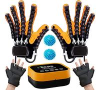 FXNFXLA 1 Pair Rehabilitation Robot Gloves, 2nd Generation Upgrade Rehabilitation Robot Gloves Both Hand, for Exercises Patients with Hand Dysfunct(Size:XL code,Color:left+right)