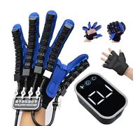 FXNFXLA 2025 Rehabilitation Robot Gloves, Portable Stroke Hand Recovery Device, Strength and Speed Adjustable, 4 Workout Modes, Robotic Hand Glove for Stroke Rehab
