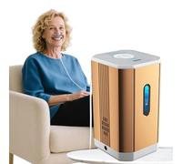 FXNFXLA 225/450ml/min Hydrogen Inhalation Therapy Device, Hydrogen Inhaler Machine, 99.99% High Purity H2 Water Ionizer, Dual-Port Inhaler, for Clinics, Athletes & Serious Users yellow 225ml/min