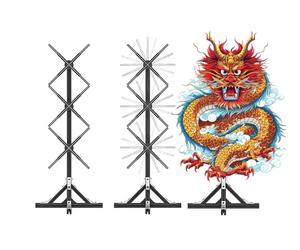 FXNFXLA 3D Splicing Hologram Fan LED Advertising Display, WiFi Holographic Projection Fan with Remote Control, 3D Holographic Projector, LED Hologram Advertising Machine