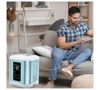 FXNFXLA 600/900ml/min Medical-Grade Hydrogen Inhaler Machine - PEM Tech, 99.99% Ultra-Pure H2, Hydrogen Therapy Machine, Portable H2 Machine, for Clinics Blue 900ml/min