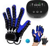 FXNFXLA Finger and Hand Function Robotic Rehabilitation Robot Gloves for Patients with Arthritis or Stroke Hemiplegia Recovery Exercise Equipment(Size:XXL code,Color:left hand)