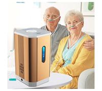 FXNFXLA Hydrogen Inhalation Therapy Device, 225/450ml/min Hydrogen Water Generator, H2 Hydrogen Inhalation Machine, 99.99% Pure Molecular Hydrogen Inhaler yellow 450ml/min