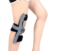 FXNFXLA Knee Immobilizer, Fixed Knee Orthosis, Knee Hyperextension Brace with Fixed Strap Design, Anti-rotation Design and Straighten Without Slipping