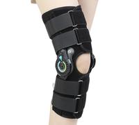 FXNFXLA OA Unloader Knee Brace Hinged Rom Knee Brace for Meniscus Tear, Arthritis Pain, Post Op, Bone on Bone Knee Joint Pain, Adjustable Knee Immobilizer Brace
