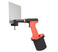 FXNFXLA Pneumatic Hole Puncher with Handle, Air Metal Straight Sheet Hole Punch Tool, Industrial Sheet Metal Punching Gun, Low Noise, Integrated Design 12MM