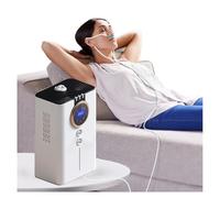 FXNFXLA Portable Hydrogen Inhalation Machine, Dual Port Inhaler, 99.99% Purity Browns Gas, Adjustable Flow, 6 Hours Timer, PEM Hydrogen Water Generator, For the Elderly 900ml