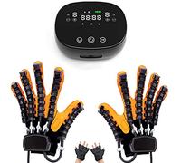 FXNFXLA Rehabilitation Robot Gloves, Stroke Hemiplegia Arthritis Hand Finger Rehabilitation Trainer Robot, Recovery Exercise Equipment(Size:XXL code,Color:orange)