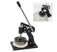 FXNFXLA Round Fabric Cutter, Cutting Area 100cm2 GSM Sample Cutter Tool, Hand Pressure Disc Cloth Textile Fabric Paper Leather Sampling Machine, 1s Operation