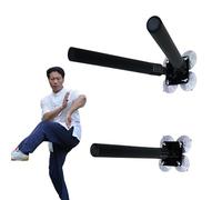 FXNFXLA Wing Chun Dummies for Practicing Chinese Kung Fu, Ready-to-Use Wall Mount Suction Cup Boxing Karate Dummy, Outdoor Indoor Wing Chun Dummy Spring Arm