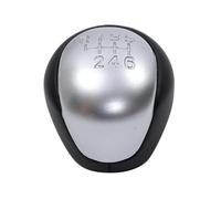 FXNIPXKQ Auto Accessory 5/6 Speed Gear Shift Knob for Hyundai Elantra I30 2008-2012 for Kia Forte Soul 2009-2013 Shifter Lever Handball(Sliver 6 Speed)