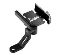 FXNIPXKQ Motorcycle Handlebar Back Mirror Mobile Phone Holder For Piaggio Vespa GTS GTV 50 150 250 300 300ie Motorcycle Accessories(Black,Mirror Holder)
