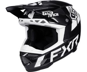 FXR 6D ATR-3 Carbon Motocross Helmet, black-white, size 2XL for Men
