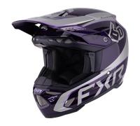 FXR 6D ATR-3 FIM MX Helmet Grey/PurpleM Grey,Purple