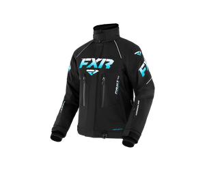 FXR Adrenaline Snow Jacket Women Black/Sky Blue Fade4 Black,Sky Blue Fade