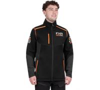 FXR Altitude Tech Zip Up Sweater Black/OrangeXL Black,Orange