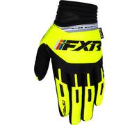 FXR Apex Motocross Gloves, black-yellow, size 2XL for Men
