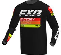 FXR Clutch 2023 Motocross Jersey, black/red/yellow, size XL