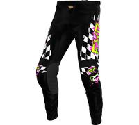 FXR Clutch 2025 Youth Motocross Pants, black-white-green, size XL