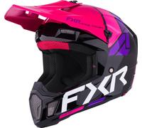 FXR Clutch Comp Motocross Helmet, black/hotpink, size XL